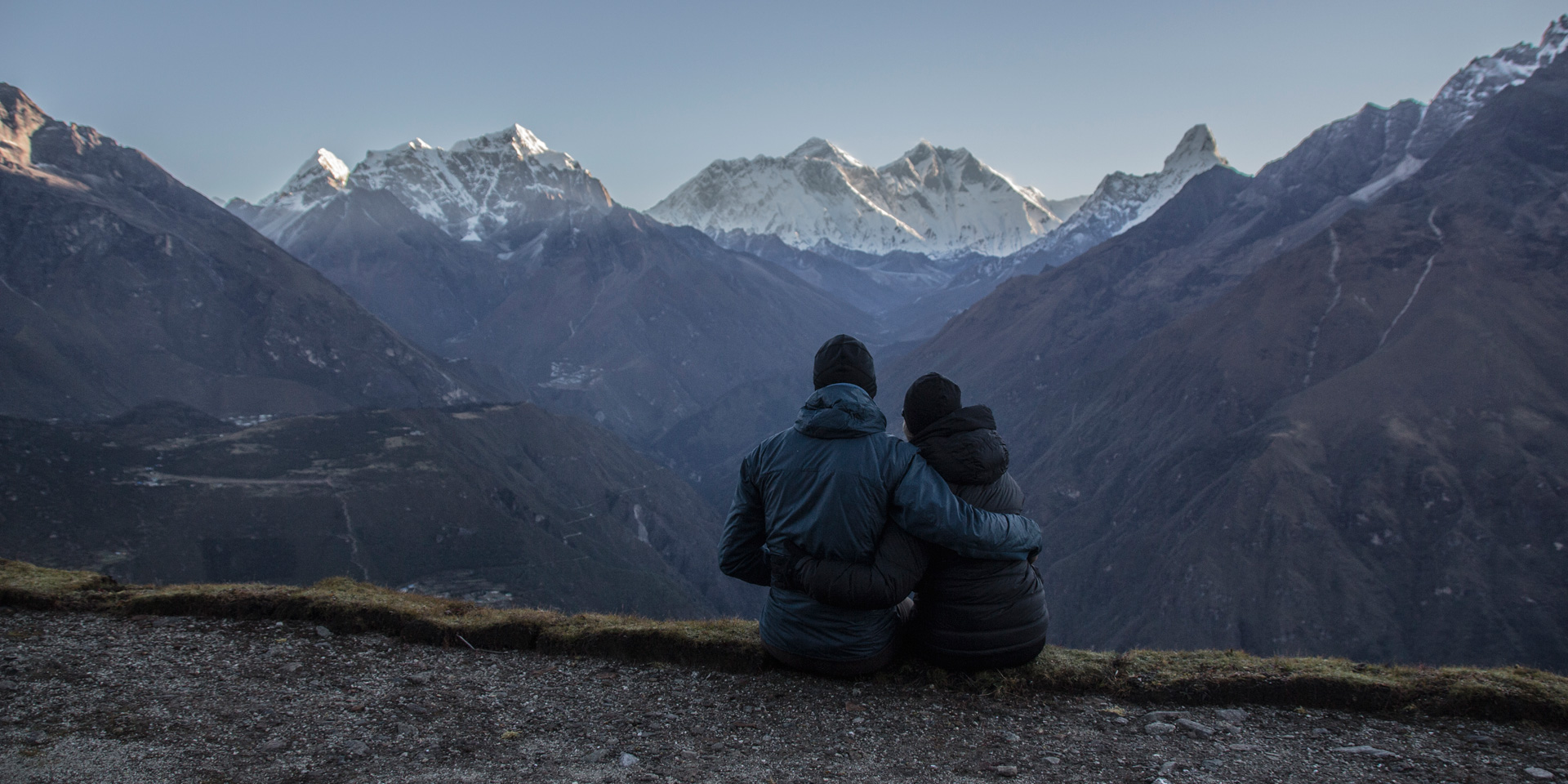 All the major peaks in the Khumbu are viable from Kongde on a clear morning